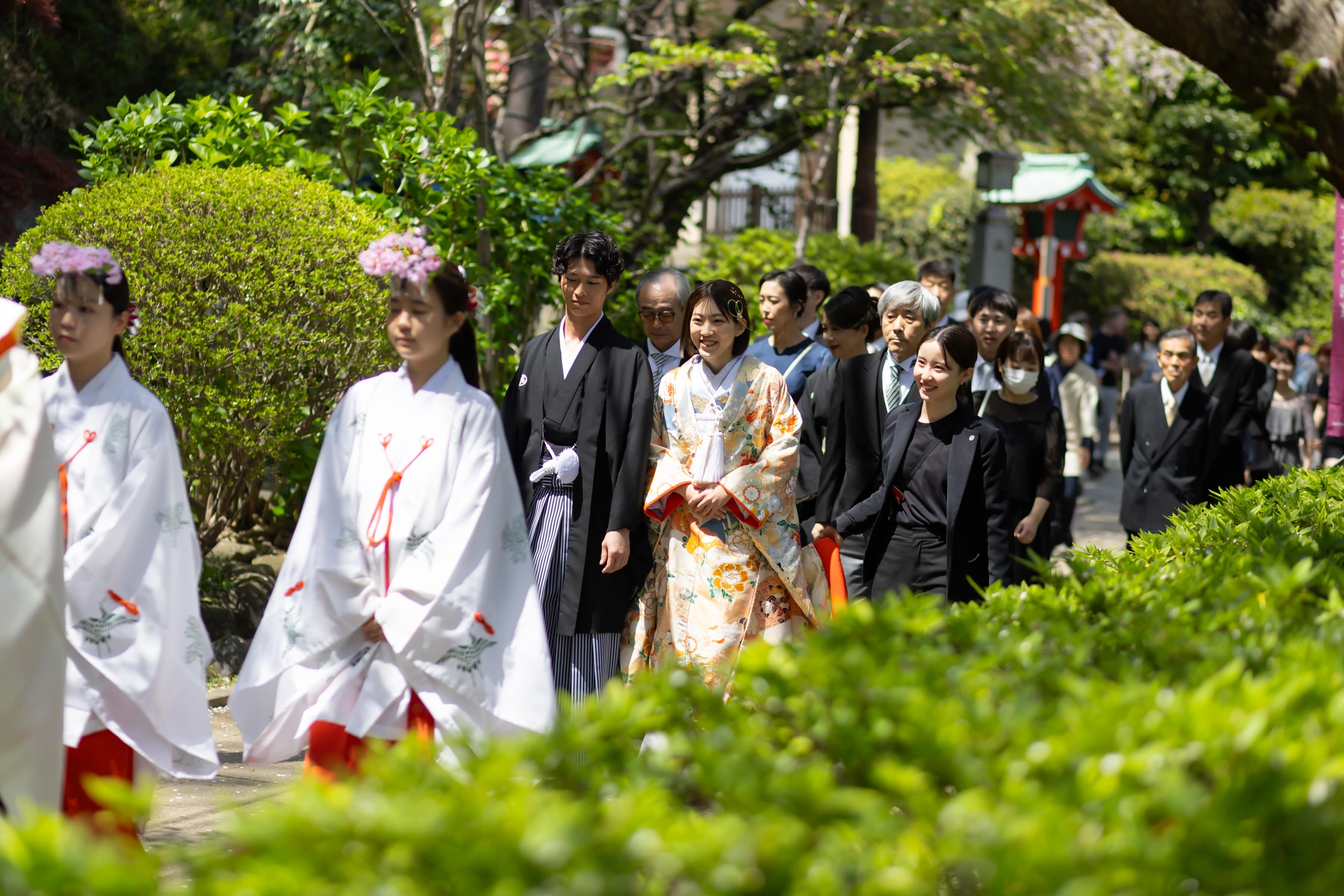 江島神社で挙式